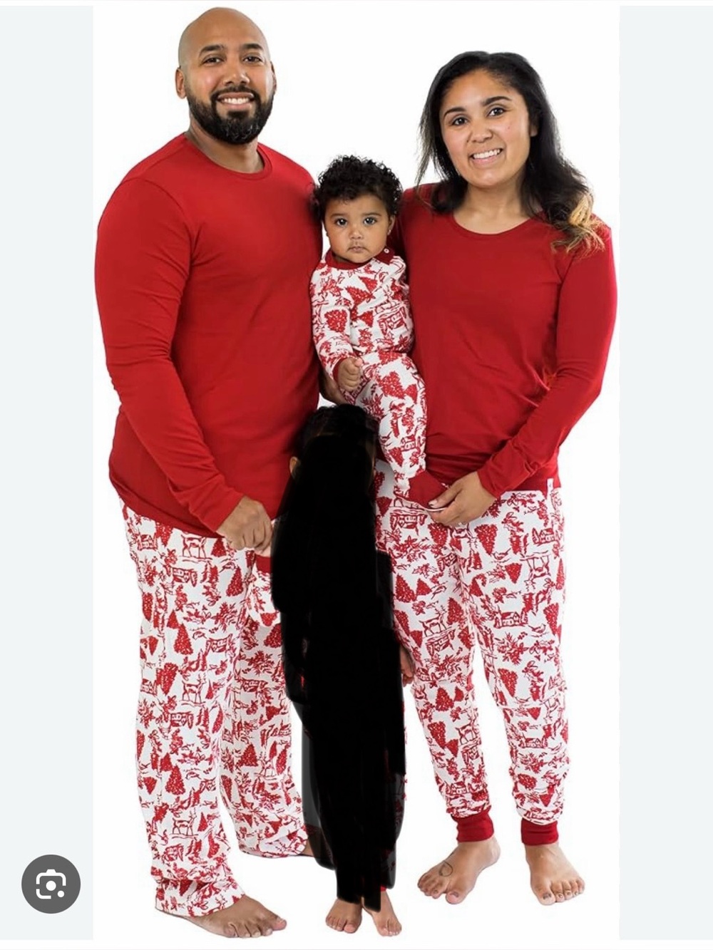 Burt’s Bees Christmas matching family pajamas